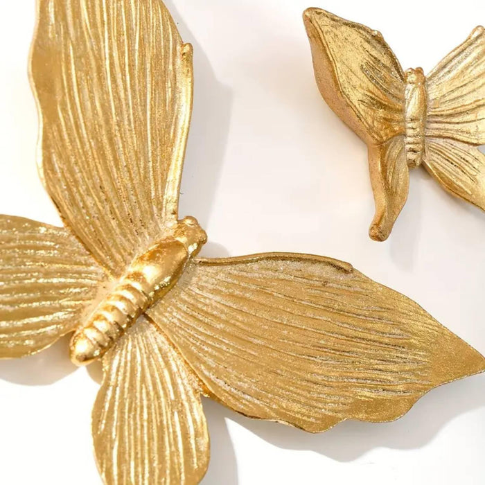 Art Street Inspirational Butterfly Raisin Wall Décor Decorative (Set of 4, Brown)