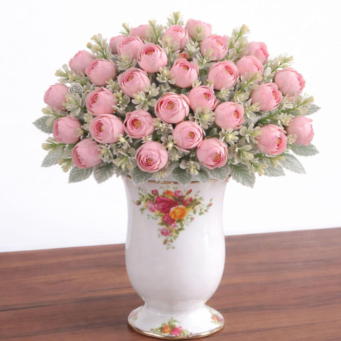 Art Street Artificial Pink Rose Flowers Bunch