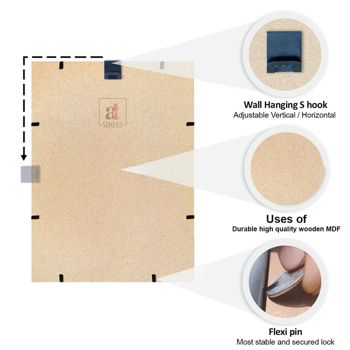 Family Tree Wall Photo Frame Set Pack of 8 with 10 MDF Cutouts for Home Decoration Wall Photo Frame Collage for Living Room Bedroom