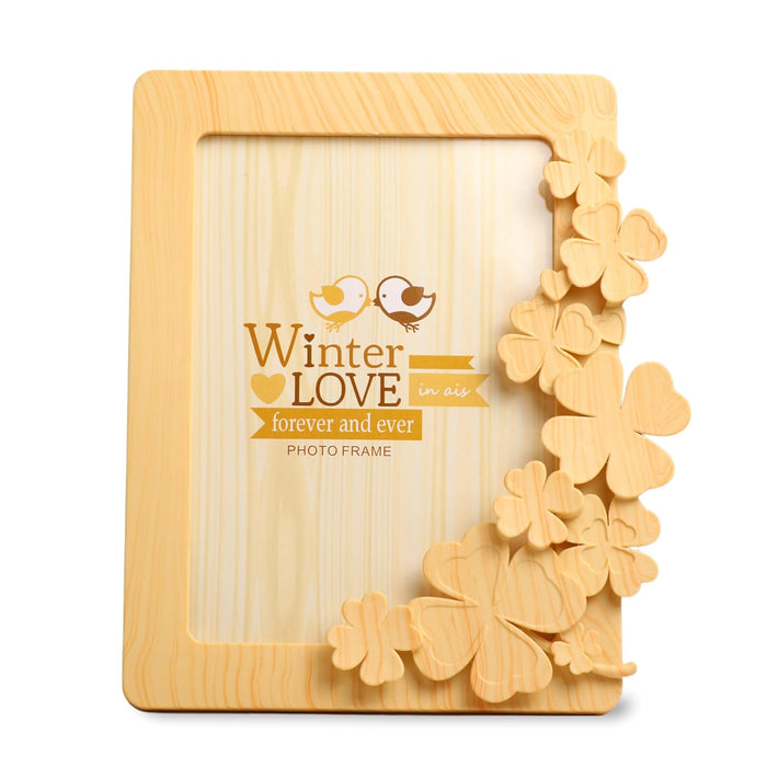 Kid's Photo Frame Creative Floral and High Definition Glass for Table Stand Table Top Picture Frames Suits For Kid's Room, Table 12x17 cm