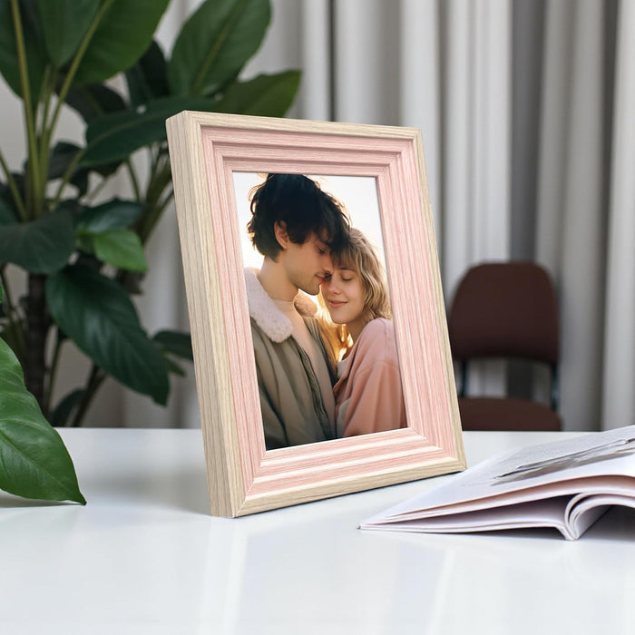 Art Street Valentine Gift Hamper Box with Photo Frame, One Red Rose Bouquet Valentine Celebration and Gift for Family, Friends and Relatives (Pack of 3)