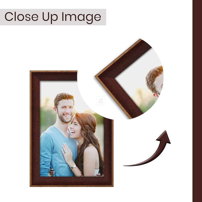 Art Street Set of 4 Individual Couple Photo Frame/Wall Hanging for Home Décor - (Cave White, Size 8x10 Inch)