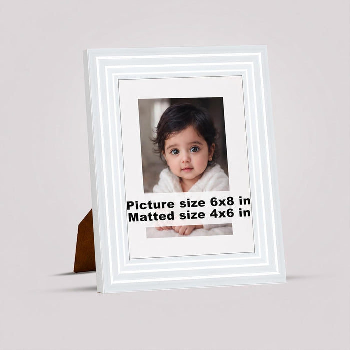 Natural Step Wooden Table Photo Frame for Home Décor