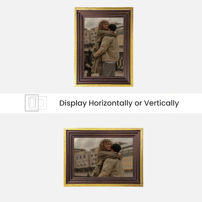Premium White Photo Frame Set of 6 for Living Room | Classic Wooden Picture Frames for Photos, Artwork & Kids Room | Wall Décor (8x10 Inch)