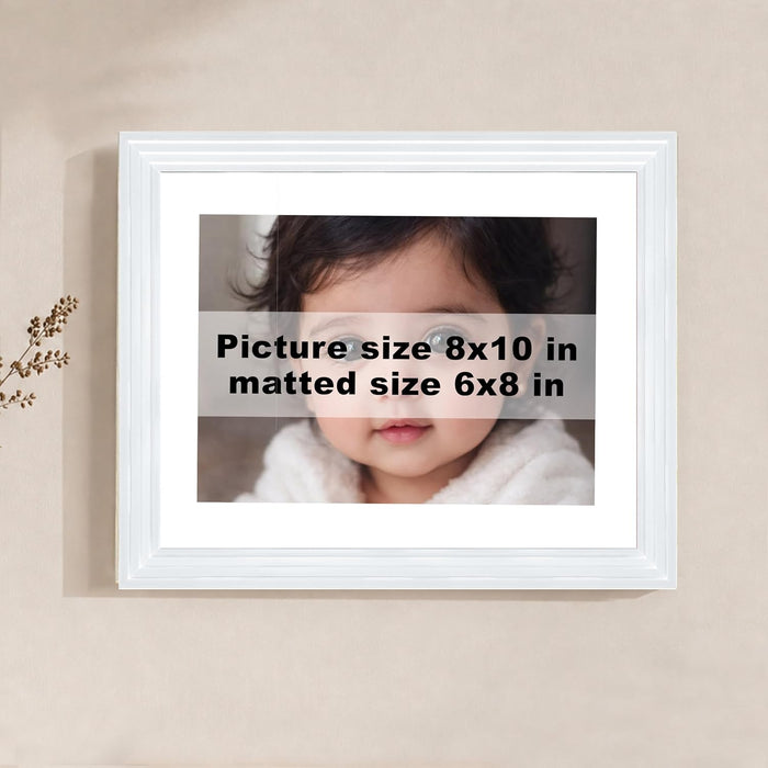 Luxury Photo Frame for living room, Modern Step Design Photo Frames for Photograph, Art Work, Kids Room (4x6 Inch, Blue)