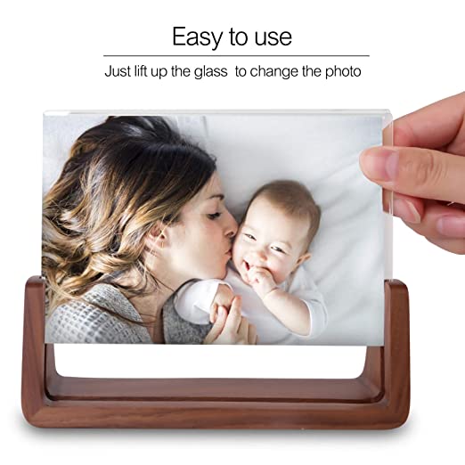 Wooden Personalized Table Photo Frame, Table Picture Frame - 5x7 Inches