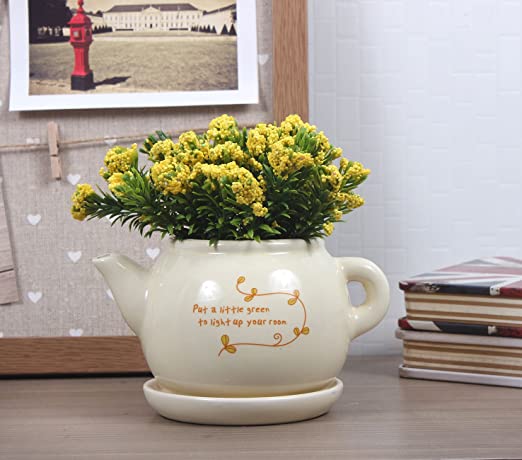 Ceramic Artificial Plant for Indoor/Outdoor, Home & Office