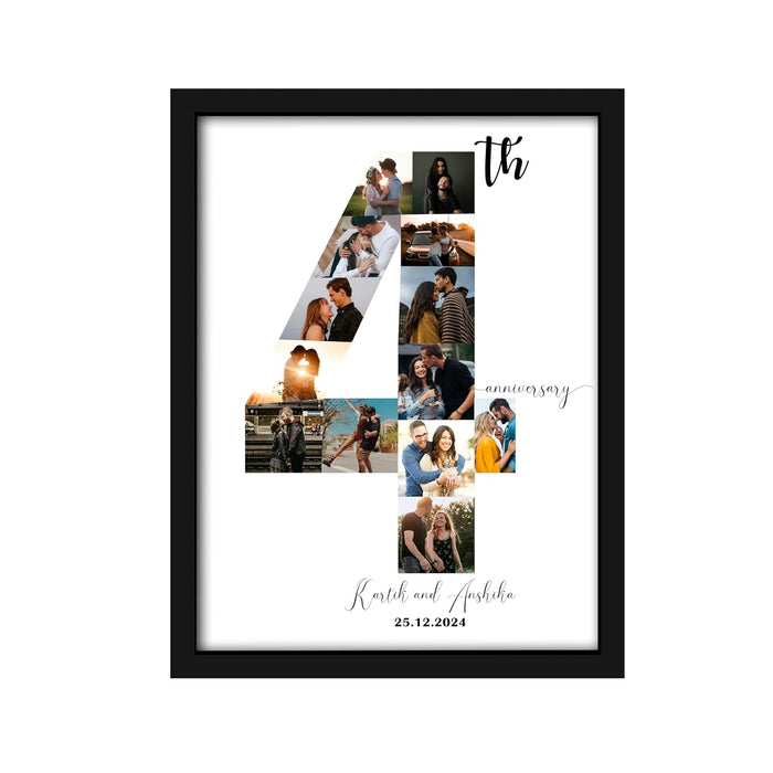 Customized and Personalize Anniversary Gift with Date for the special people in your life | Anniversary Customized Photo with Frame (13x18 Inch)