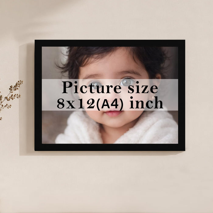 Synthetic Wood Wall Photo Frame for Home and Office Wall Décor in Multicolor and Sizes