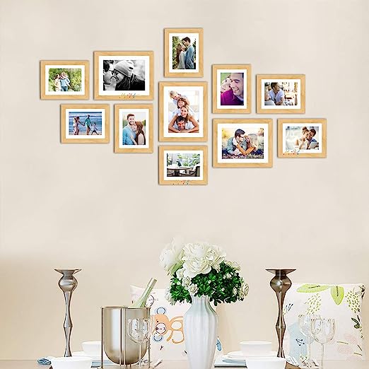 Boulevard Set of 11 Individual Photo Frames/Wall Decor ( Size 6x8, 8x10 inches )