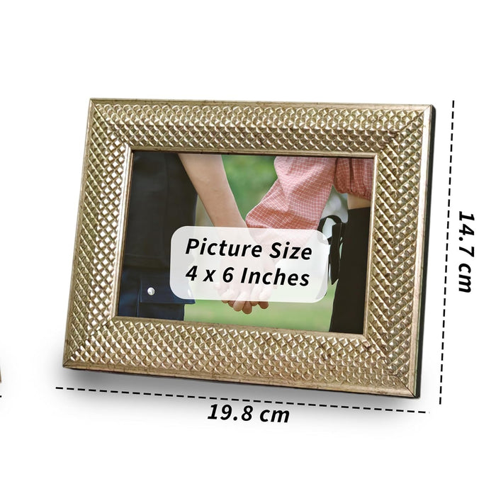 Photo Frame for Table, Plexi Glass, Engineered Wood Photo Frame.
