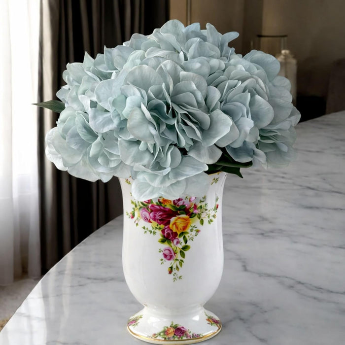 Art Street Artificial Blue Hydrangea Flower Stick for Vases| Faux Flowers|