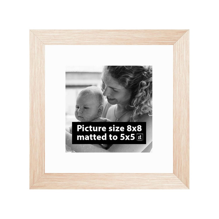 Premium White Photo Frame Set of 6 for Living Room | Classic Wooden Picture Frames for Photos, Artwork & Kids Room | Wall Décor (8x10 Inch)