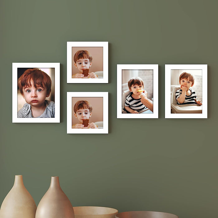Individual Wall Photo Frames For Home Décor (Mix Sizes)