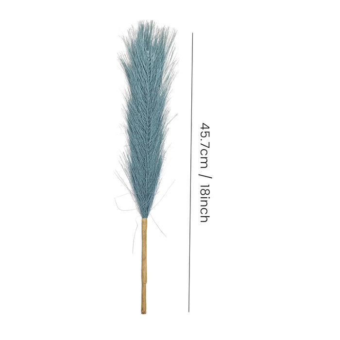 Artificial Pampas Grass for Decoration, Pink Blush Faux, Non-Shedding Feather Grass Pack of 4 | Gradient Pampas Grass | (18 Inch)