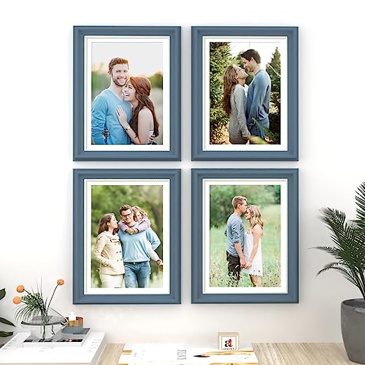 Art Street Set of 4 Wall Mounted Premium 3D Photo Frame for Home Décor ( Ph-3418 )