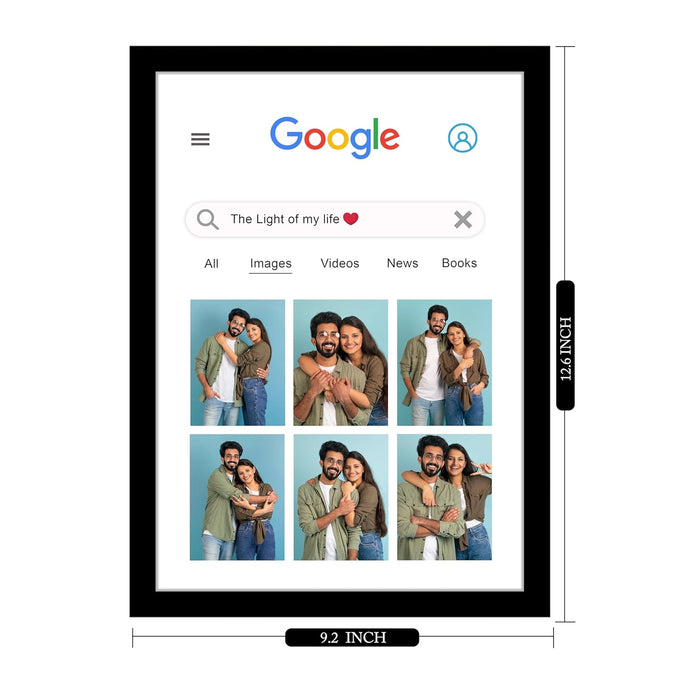 Personalized Best Friend Wall Photo Print, Photo Upload Customized Photo Frame. (Friendship Day  Special)
