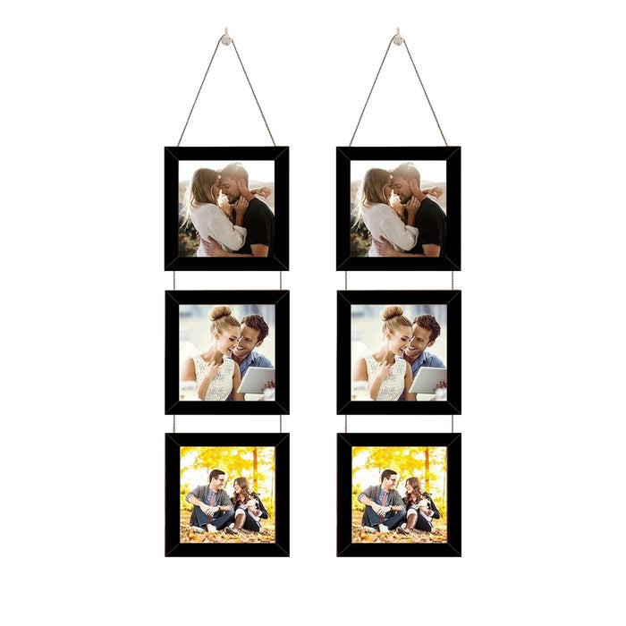 Set of 4 Hanging Picture Frame For Home and Office Decoration (Size 5"x5" )