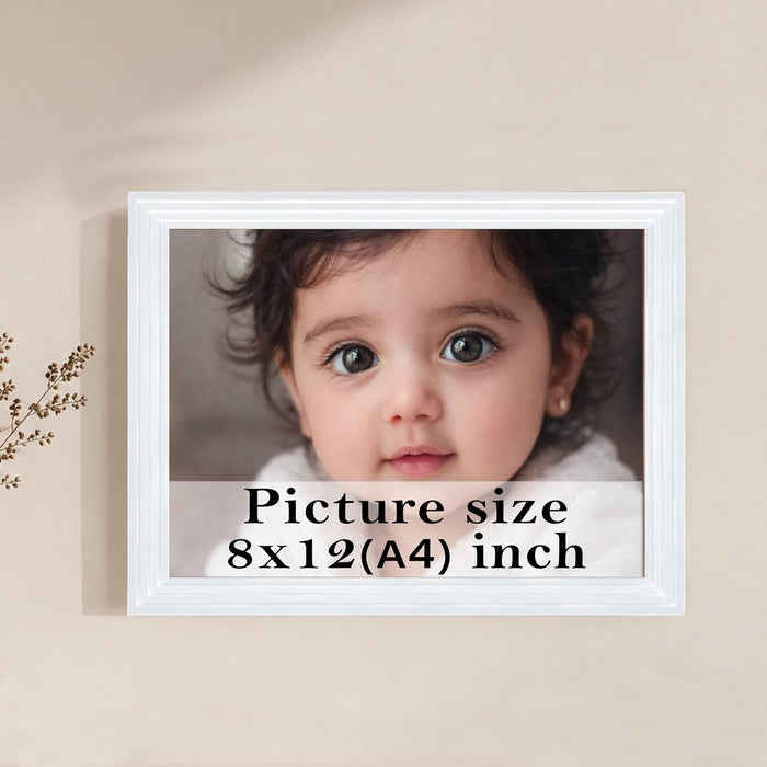 Natural Step Wall Hanging Frame Wooden Picture Frame for Home Decoration