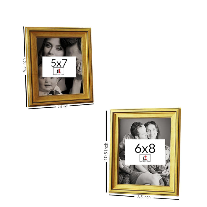 Art Street Premium 3D Picture Frames For Wall Decoration (Crown Gold)