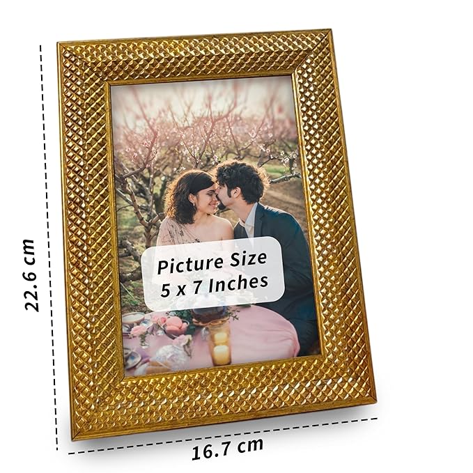 Photo Frame for Table, Plexi Glass, Engineered Wood Photo Frame.