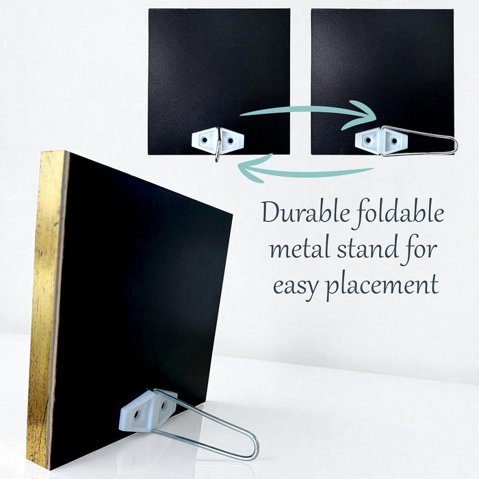 Gold Plated Ma Durga Photo Frame, Silver and Gold God Photo Frames (6x5 inch)