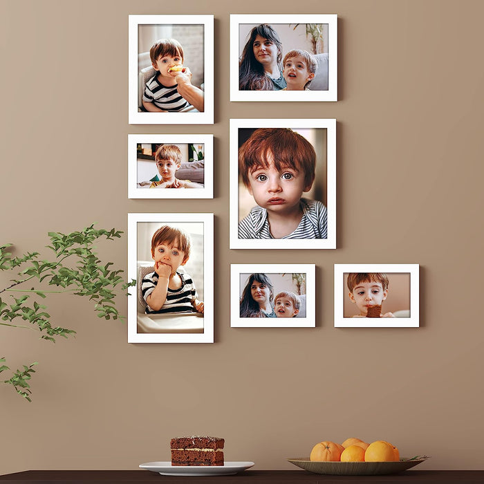 Pivot Individual Wall Photo Frames For Home Décor (Mix Sizes)