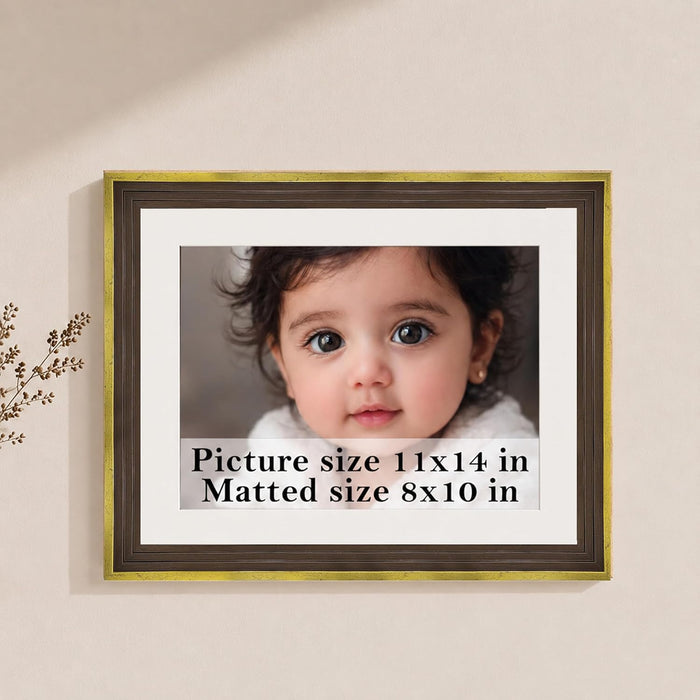 Natural Step Wall Hanging Frame Wooden Picture Frame for Home Decoration