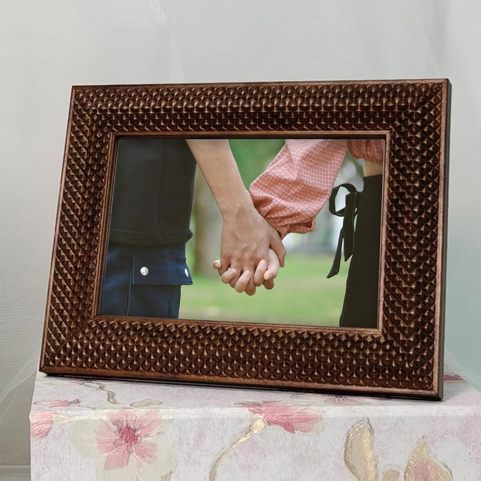 Photo Frame for Table, Plexi Glass, Engineered Wood Photo Frame.