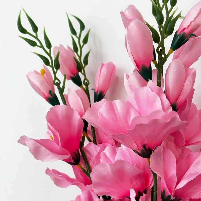 Art Street Artificial Gladiolus Flower Bunch for Vase, for Home Décor Table Placement Office Desk,