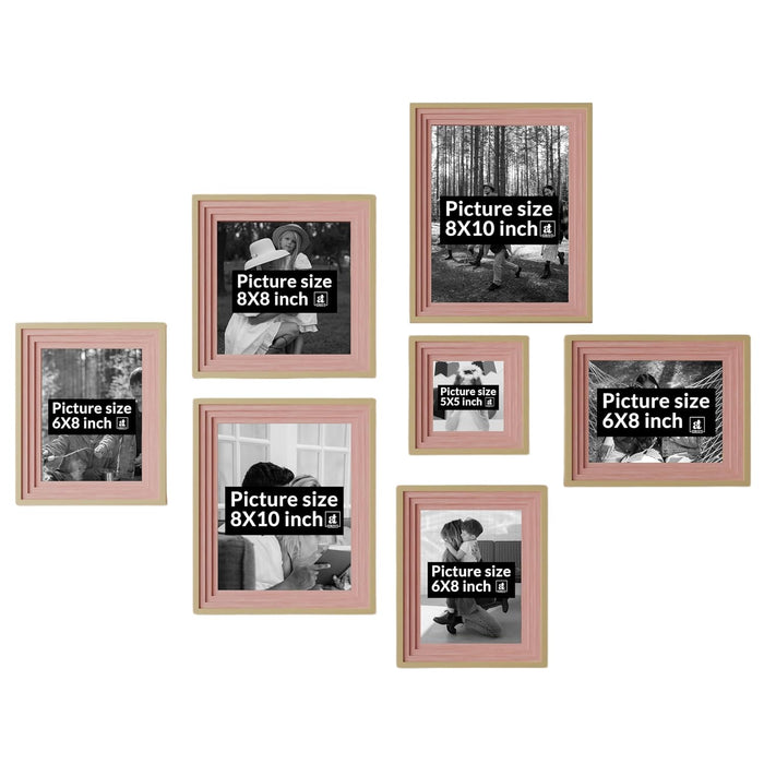 Collage Photo Frame Set of 13 | Multi-Size Gallery Wall Picture Frames for Family Photos | Modern Wall Décor for Living Room, Bedroom & Home Decoration