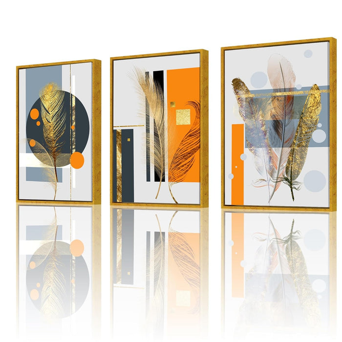 Art Street Luxury Hall Nordic Canvas Painting For Home Décor (17x23 Inch, Set Of 3)( New Product )