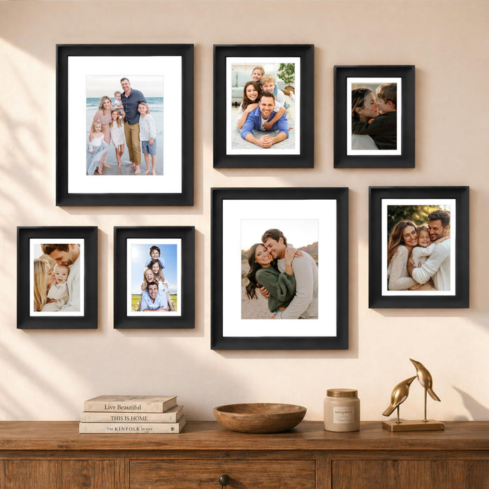 Art Street Wooden Wall Photo Frame Collage Set for Living Room Decor | Multi Picture Frames Gallery Set for Family Photos | Wall Hanging Frame Set for Home, Bedroom, Hallway Decoration