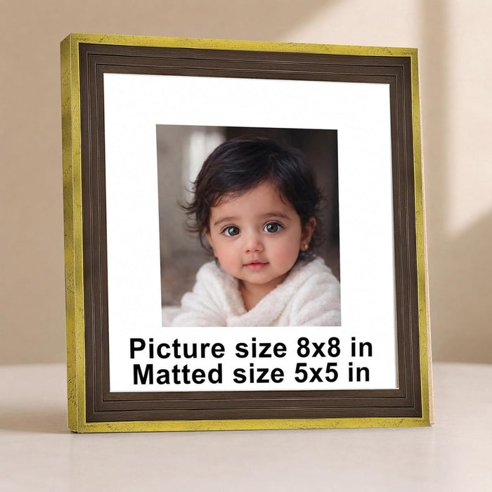 Luxury Photo Frame for living room, Modern Step Design Photo Frames for Photograph, Art Work, Kids Room (4x6 Inch, Blue)