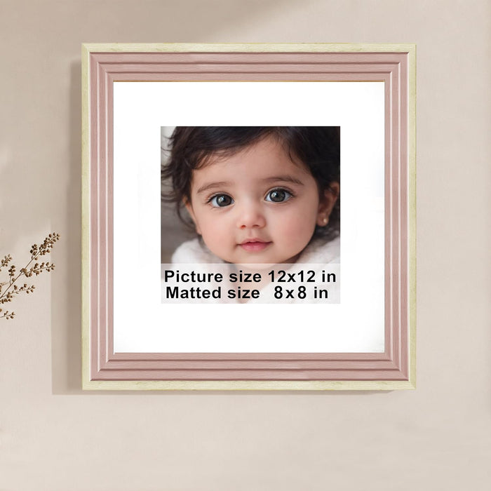 Natural Step Wall Hanging Frame Wooden Picture Frame for Home Decoration