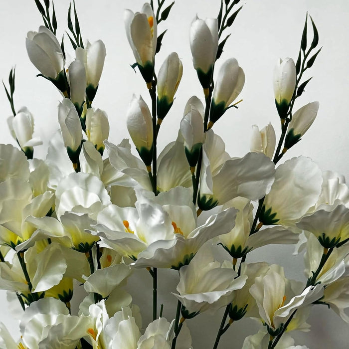 Art Street Artificial Gladiolus Flower Bunch for Vase, for Home Décor Table Placement