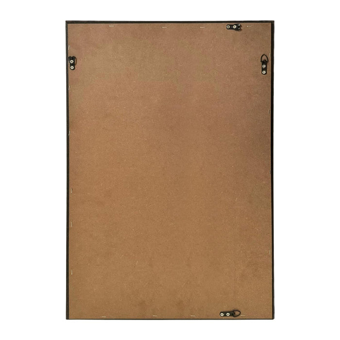 Bathroom Wall Mirror, Black Wall Mount Rectangular Makeup Mirror, Decorative Looking Glass with Frame (Size: Inner: 12x18 in, Outer: 15x21 Inch)