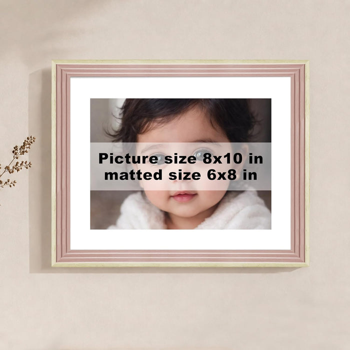 Luxury Photo Frame for living room, Modern Step Design Photo Frames for Photograph, Art Work, Kids Room (4x6 Inch, Blue)