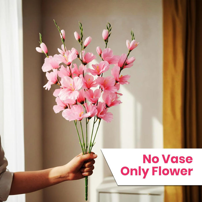 Art Street Artificial Gladiolus Flower Bunch for Vase, Valentine Day for Home Décor Table Placement
