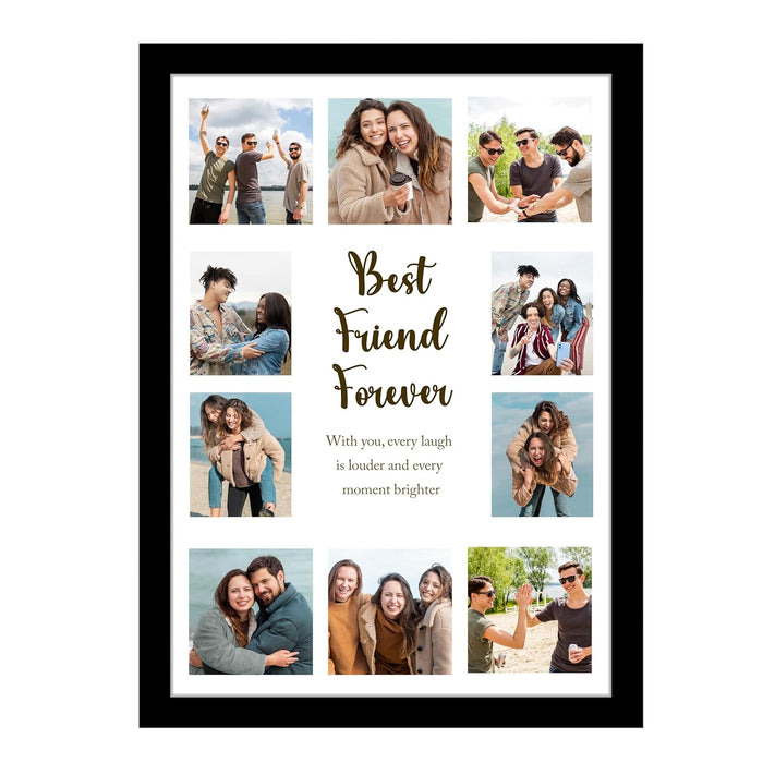 Personalized Best Friend Wall Photo Print, Photo Upload Customized Photo Frame. (Friendship Day  Special)