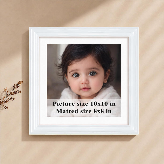 Natural Step Wall Hanging Frame Wooden Picture Frame for Home Decoration