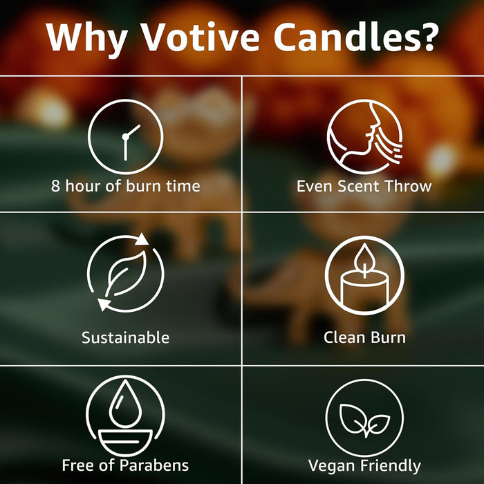 Mogra Scented Soy Wax Metal Elephant Votive Candle for Diwali Gifting | Premium Collection Candle (Mogra)