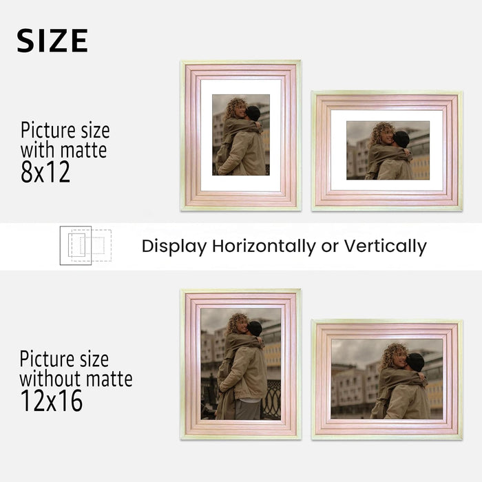 Premium White Photo Frame Set of 6 for Living Room | Classic Wooden Picture Frames for Photos, Artwork & Kids Room | Wall Décor (8x10 Inch)