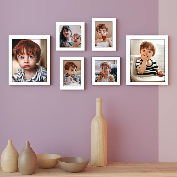 Individual Wall Photo Frames For Home Décor (Mix Sizes)