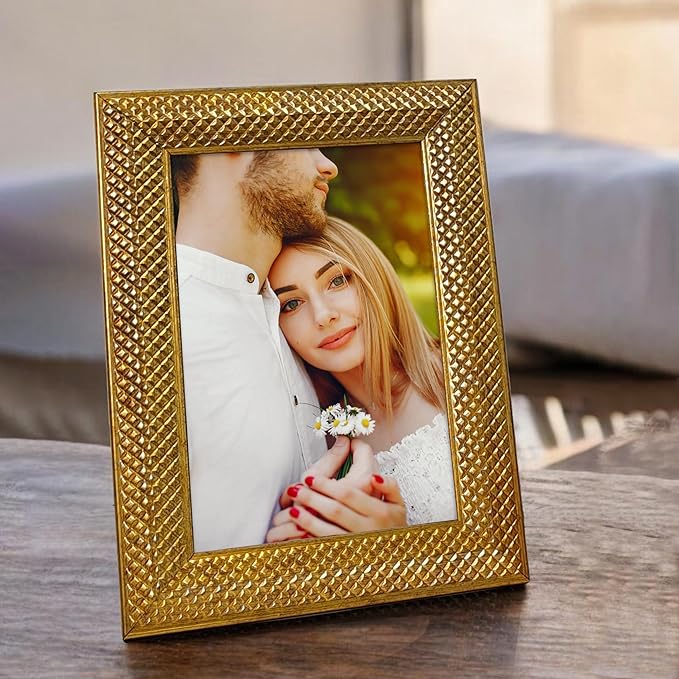 Photo Frame for Table, Plexi Glass, Engineered Wood Photo Frame.