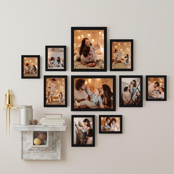 Large Collage Wall Photo Frame For Home Decoration. (Mix Sizes)