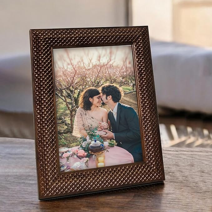 Photo Frame for Table, Plexi Glass, Engineered Wood Photo Frame.