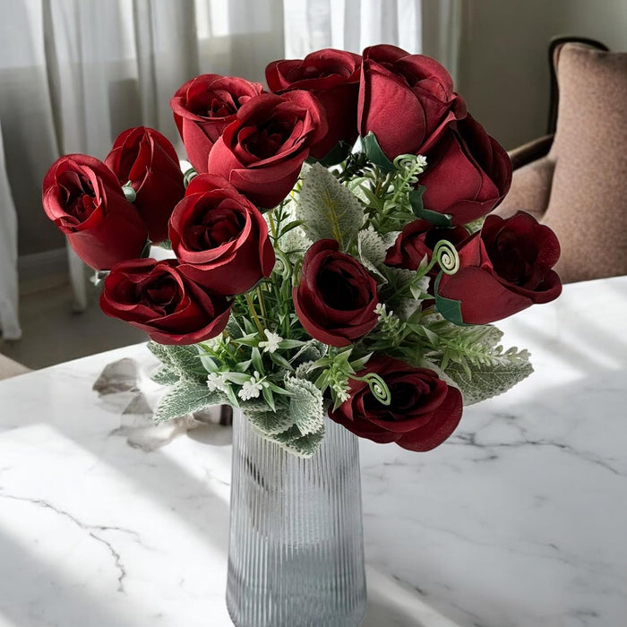 Art Street Artificial Red Rose Flowers Bouquet for ' S Day, Rose Flowers Bunch