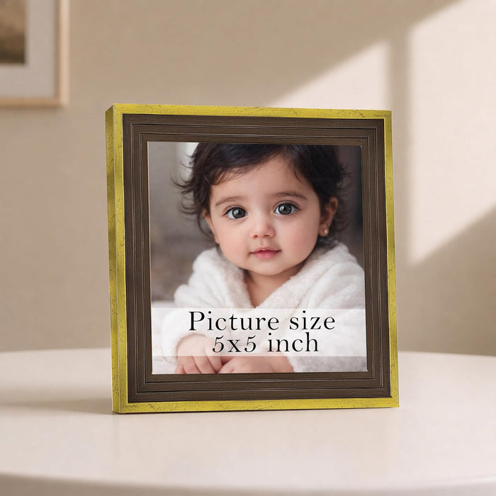 Natural Step Wooden Table Photo Frame for Home Décor