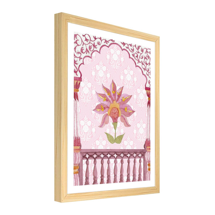 Mughal Floral Art Print, Classic Design to Elevate, Wall Decorative Art Prints (17x23 Inch)